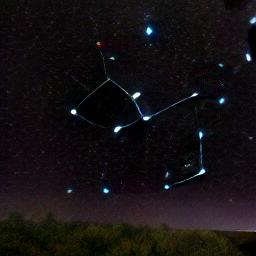 generated: a view of the Orion constellation in the night sky #2